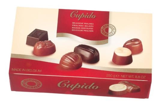 Cupido chocolade Cupido - Pralines 250 Gram