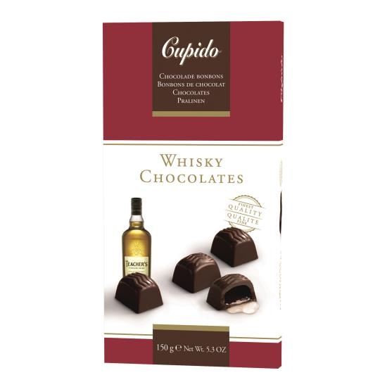 Cupido chocolade Cupido - Whisky Chocolate150 Gram