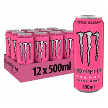 Monster - Ultra Rosa 500ml 12 Blikjes