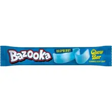 Bazooka Chew Bar Blue Raspberry 14 Gram