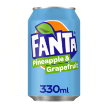 Fanta - Pineapple & Grapefruit 330ml 24 Blikjes