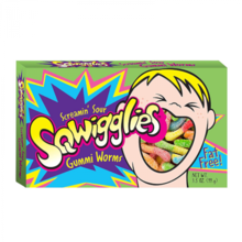 Sqwigglies - Screamin' Sour Gummi Worms 99 Gram