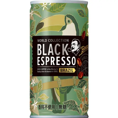 Suntory Boss World Collection black espresso Brazil 185ml