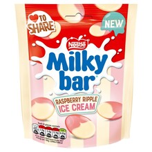 Milkybar - Buttons Raspberry Ripple Pouch 86 Gram