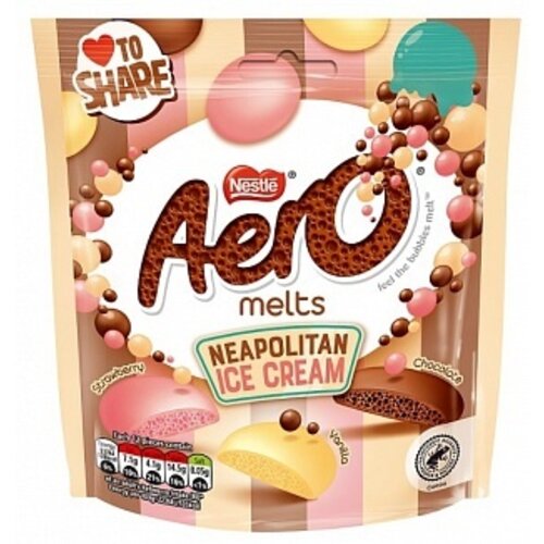 Nestle - Aero Melts Neapolitan Pouch 86 Gram