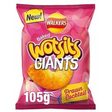 Walkers - Wotsits Giants Prawn Cocktail 105 Gram