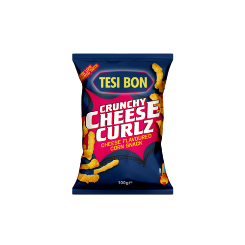Tesi Bon - Crunchy Cheese Curlz 100 Gram