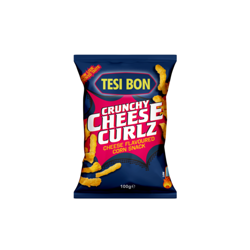 Tesi Bon - Crunchy Cheese Curlz 100 Gram 14 Stuks