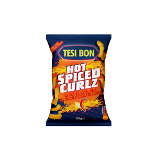 Tesi Bon - Hot Spiced Curlz 100 Gram 14 Stuks