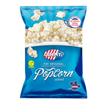 Jimmys Popcorn Jimmy's - Popcorn Salted 80 Gram 12 Stuks afbeelding