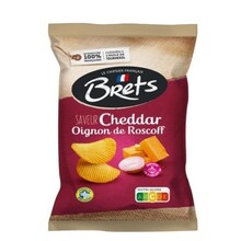 Brets - Cheddar Roscoff (uien) Chips 125 Gram