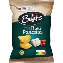 Brets - Bleu Cheese Pancetta Chips 125 Gram 10 Stuks