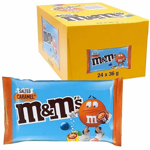 M&M's - Salted Caramel 36 Gram 24 Stuks