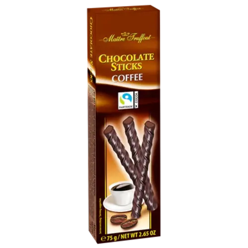 Maitre Truffout - Schokoladen Sticks Coffee 75 Gram