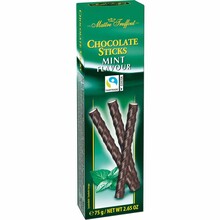 Maitre Truffout - Schokoladen Sticks Mint 75 Gram