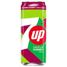 7UP - Cherry Zero 330ml 24 Blikjes