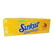 Sunkist - Mango Orange 355ml 12 Blikjes