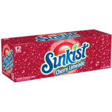 Sunkist - Cherry Limeade 355ml 12 Blikjes