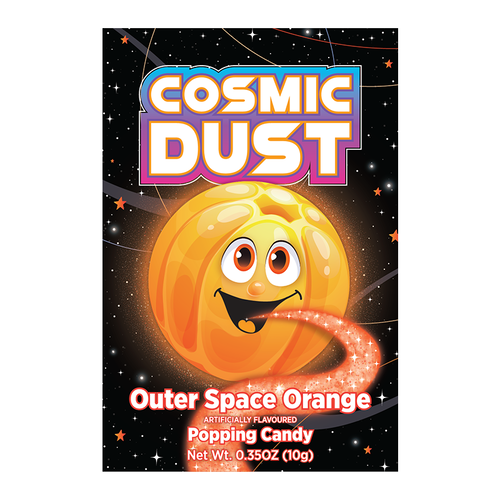 Cosmic Dust - Outer Space Orange Popping Candy 10 Gram Cosmic Dust - Outer Space Orange Popping Candy 10 Gram