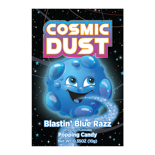 Cosmic Dust - Blastin Blue Razz Popping Candy 10 Gram