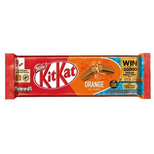 Nestle - Kit Kat - Orange 9-Pack 186 Gram
