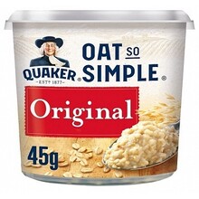 Quaker Oats - So Simple Original Porridge Pot 45 Gram
