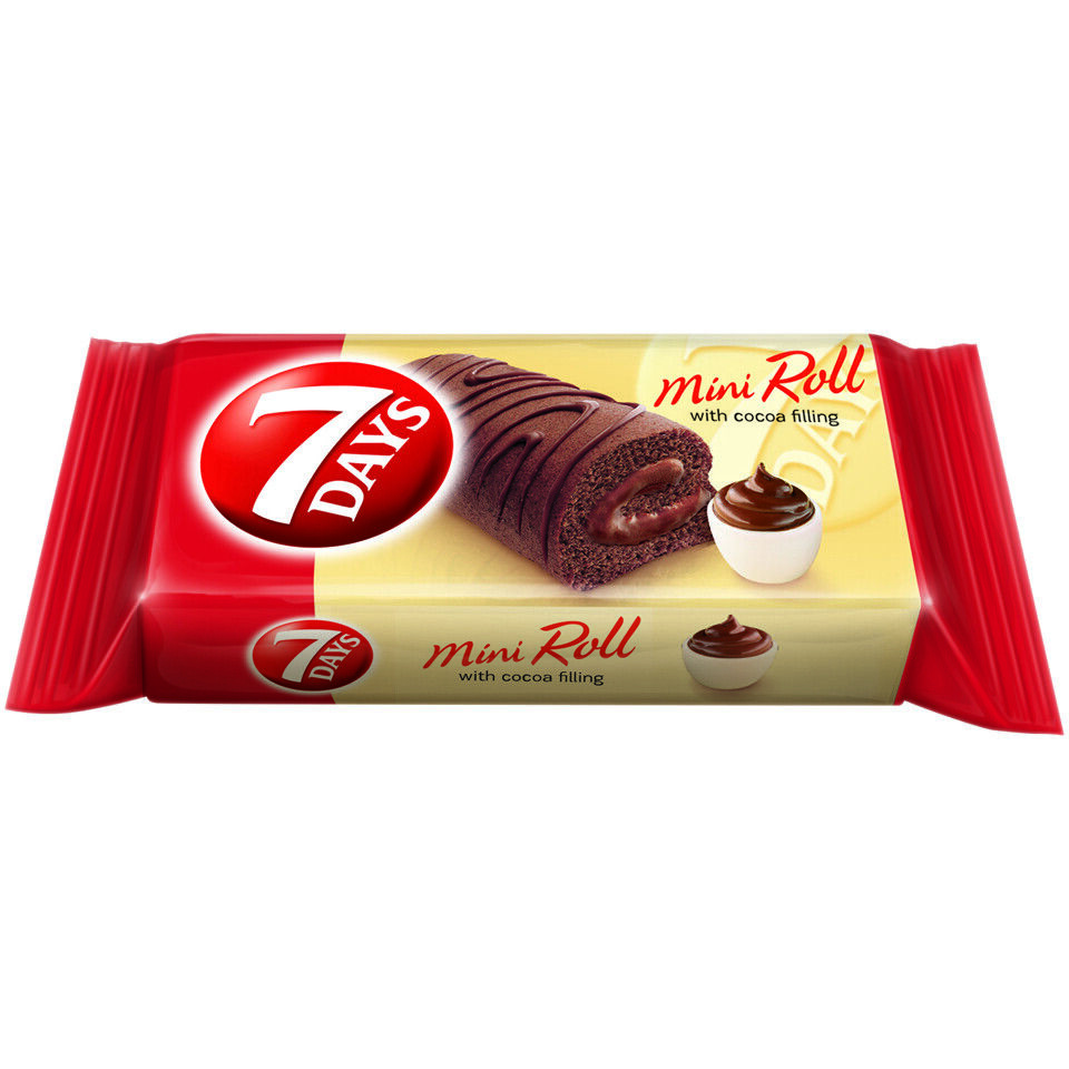 7Days 7Days - Cocoa Mini Roll Kakaocreme 32 Gram ***25-04-2024***