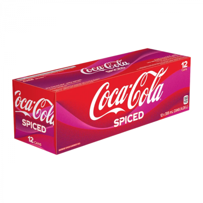 Coca Cola Coca Cola - Raspberry Spiced 355ml 12 Blikjes