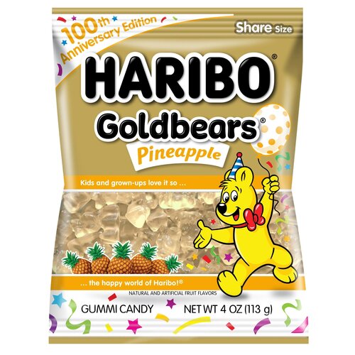 Haribo - Gold Bears Pineapple 113 Gram