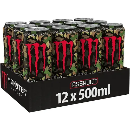 Monster - Assault 500ml 12 Blikjes