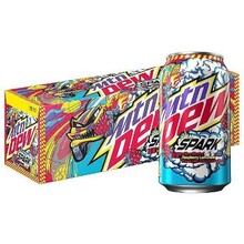 Mountain Dew - Spark Raspberry 355ml 12 Blikjes