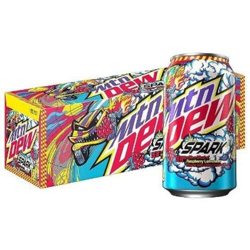 Mountain Dew - Spark Raspberry 355ml 12 Blikjes