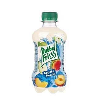 Dubbel Fris - Appel Perzik 275ml 12 Stuks