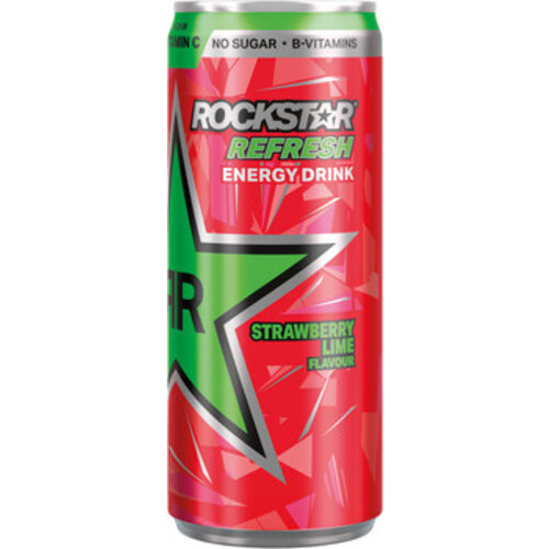 Rockstar - Strawberry Lime Energy Drink 250ml 12 Stuks