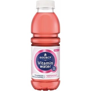 Sourcy - Framboos Granaatappel Suikervrij 500ml 6 Stuks