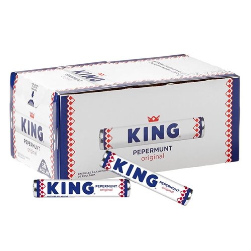 King Rol Pepermunt 36 Stuks King Rol Pepermunt 36 Stuks