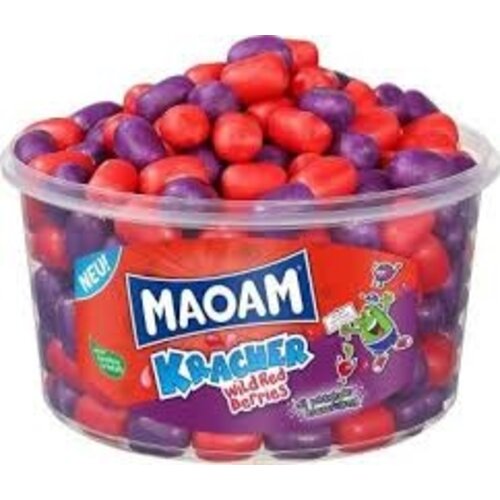 Maoam - Kracher Wild Red Berries 265 Stuks 1200 Gram