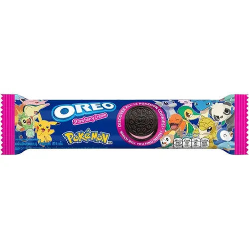 Oreo - Pokemon Strawberry Cream 120 Gram