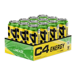 C4 - Energy Drink Zero Sugar Twisted Limeade 330ml 12 Blikjes