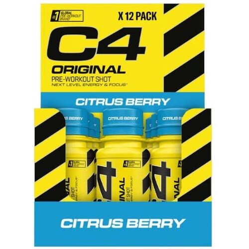 C4 - Energy Shot Citrus Berry 60ml 12 Stuks