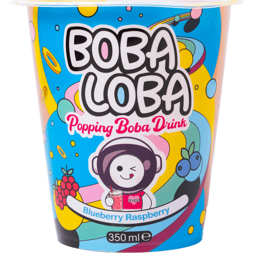 Boba Loba Bubble Tea - Blue Raspberry 350ml