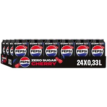 Pepsi - Zero Sugar Cherry 330ml 24 Blikjes