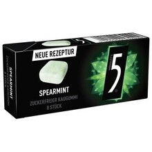 5 Gum - Spearmint Sugarfree 16,5 Gram