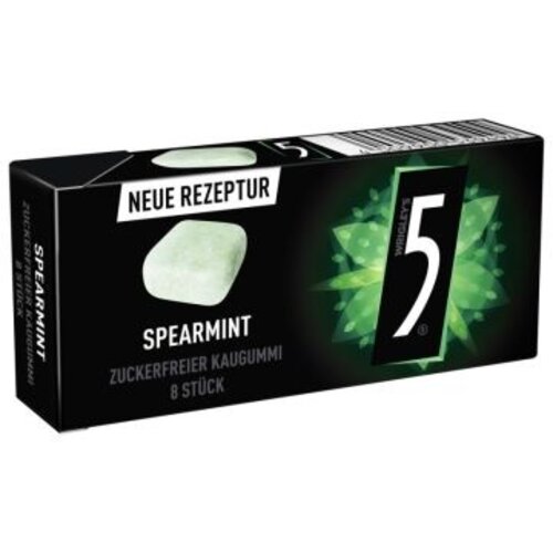 5 Gum - Spearmint Sugarfree 16,5 Gram