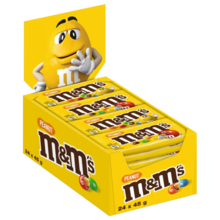 M&Ms - Peanut 45 Gram 24 Stuks (import)