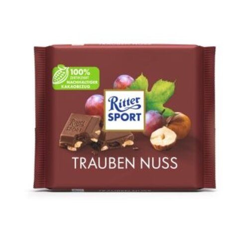 Ritter Sport - Trauben Nuss 100 Gram