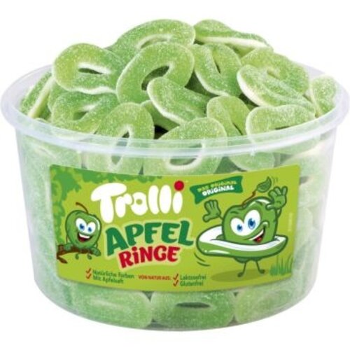 Trolli - Zure Appelringen 1200 Kilo