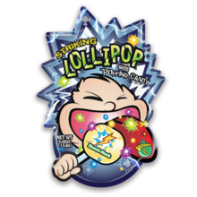 Striking - Lollipop with Popping Candy Electric Shocks 13.8 Gram