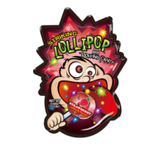 Striking - Lollipop with Popping Candy Strawberry 13.8 Gram