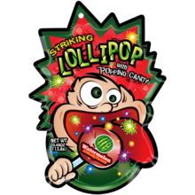 Striking - Lollipop with Popping Candy Watermelon 13.8 Gram